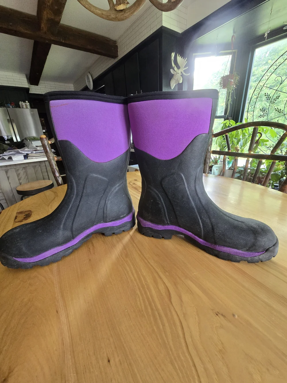 O Muck Boot Company Arctic Sport Women  Purple and Black Winter Boots Size 9/9.5